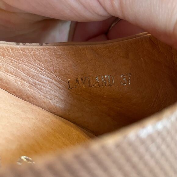 MIDAS Layland Light Blush Leather Slip On Platform Sneakers EU 37 / US 6.5 EUC - Picture 9 of 10